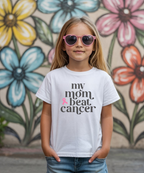 My Mom Beat Cancer Shirt | Breast Cancer Support Tee for Kids & Adults
