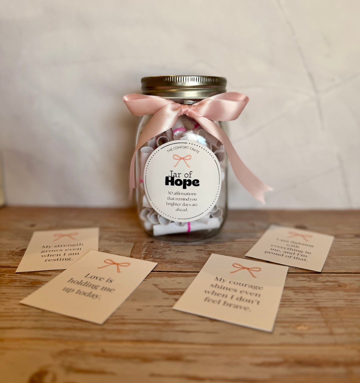 Jar of Hope - 50 Encouraging Affirmation & Inspirational Message