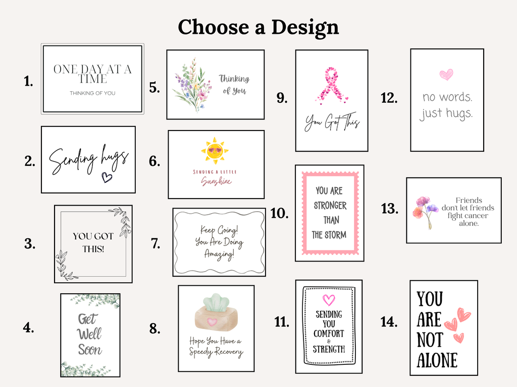 Breast Cancer Care Package – Chemo Gift Box for Women, Cancer Support & Get Well Gift